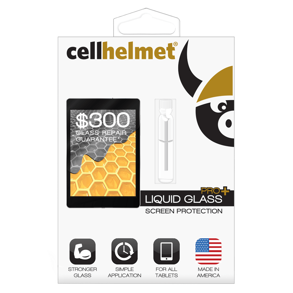 Cellhelmet Liquid Glass Pro Plus $300 Guarantee Screen Protection for Tablets by Cellhelmet
