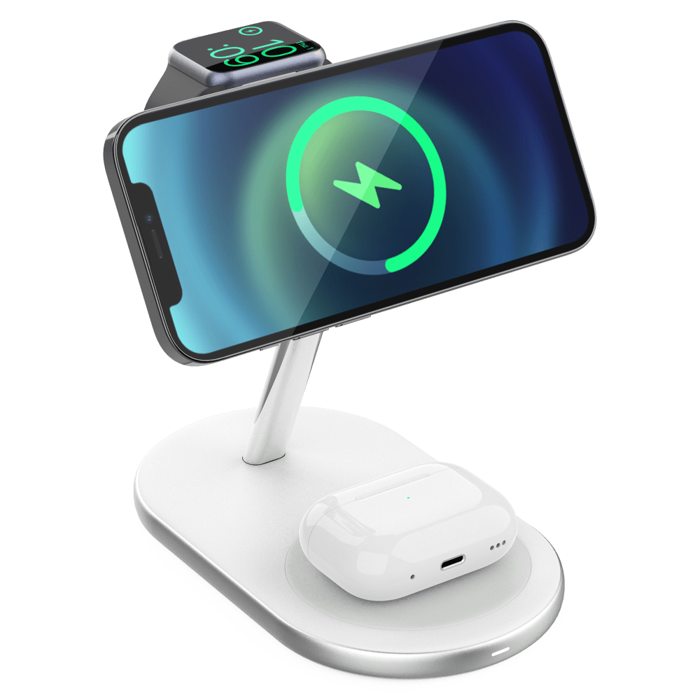 Ventev MFi Magsafe 3-1 Desk Charging stand for phone by Ventev