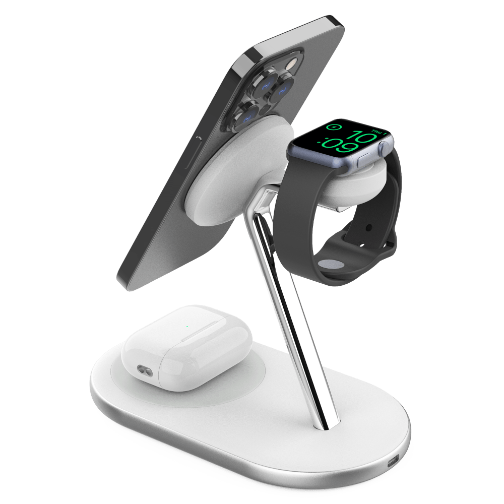 Ventev MFi Magsafe 3-1 Desk Charging stand for phone by Ventev
