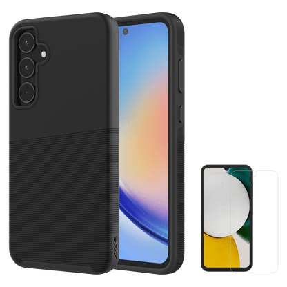 AXS PROTech Plus Case and ARMORGlass Screen Protector for Samsung SGA355G