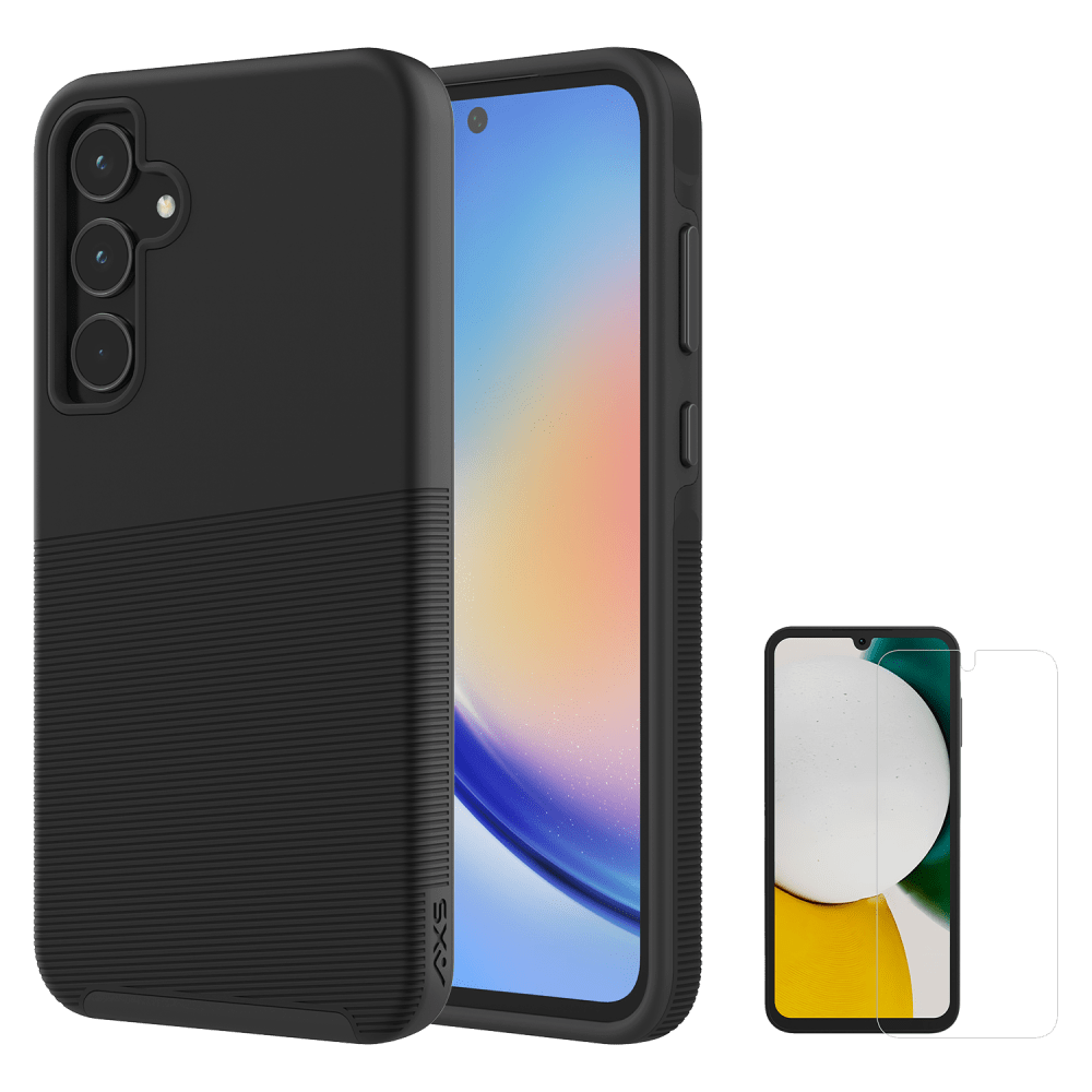 AXS PROTech Plus Case and ARMORGlass Screen Protector for Samsung Galaxy A35 5G by Axessorize