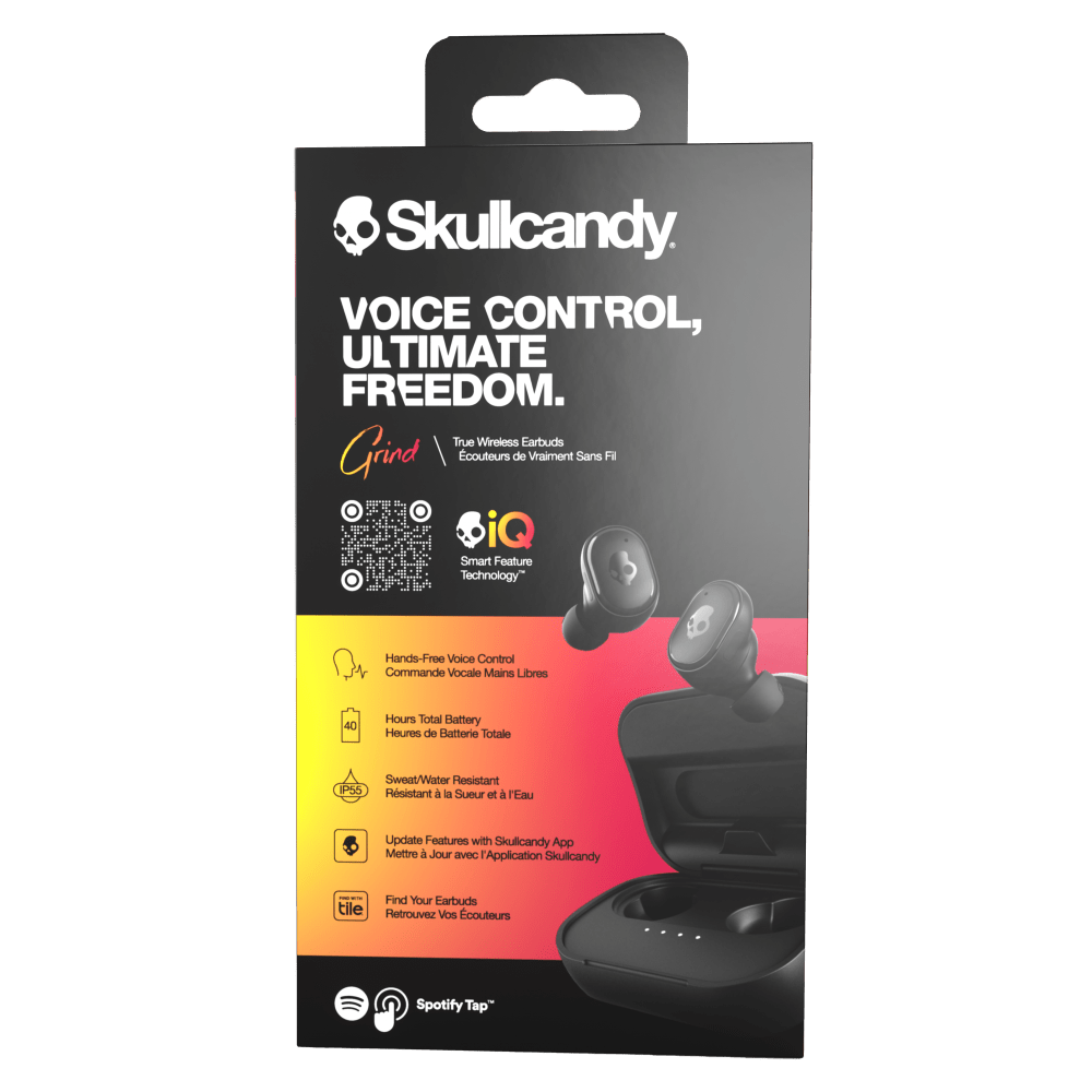 Skullcandy Grind True Wireless In-Ear Headphones – Black by Skullcandy