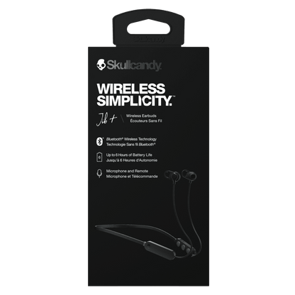 Skullcandy Jib Plus In Ear Wireless Headphones Black by Skullcandy