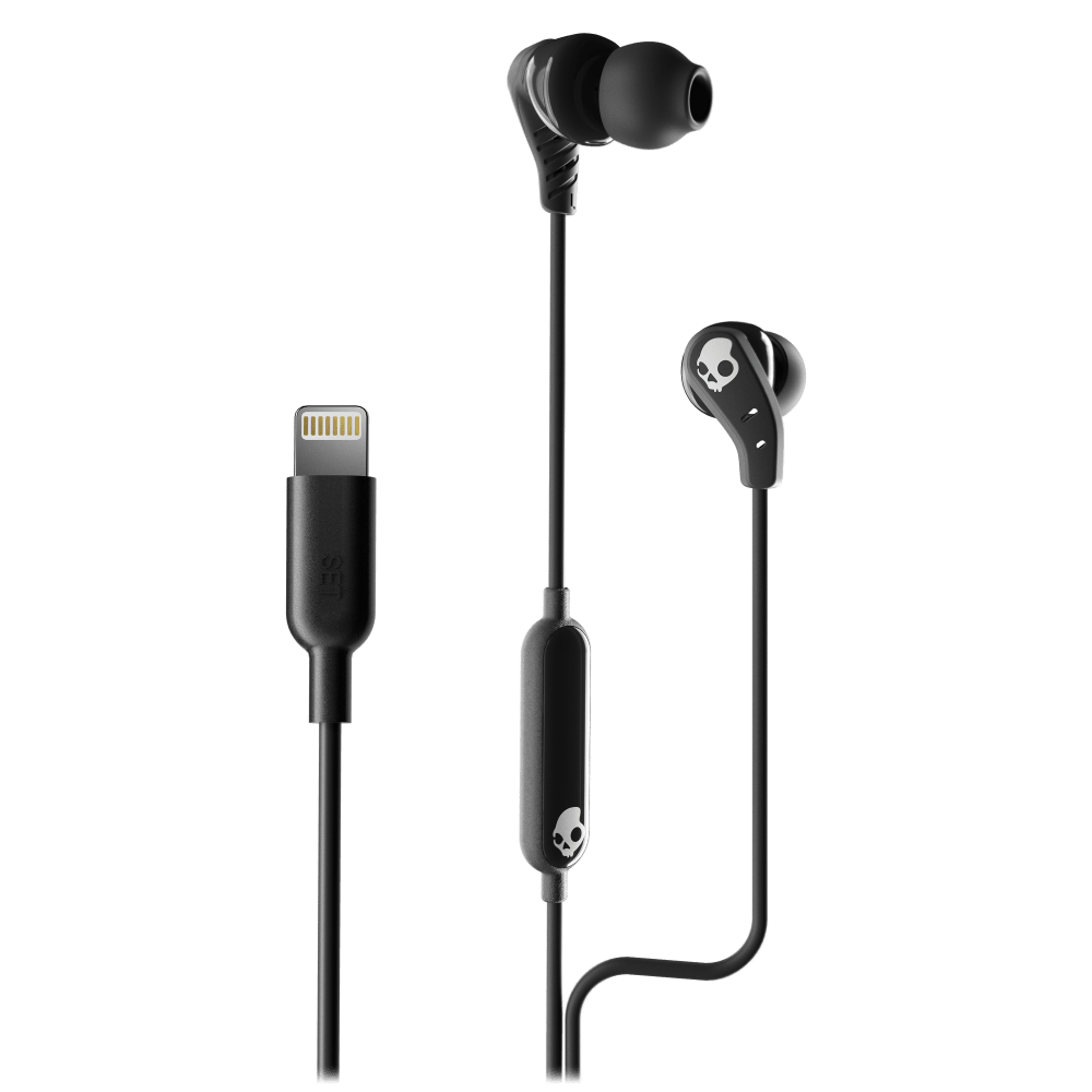 Skullcandy Apple Lightning In Ear Wired Headphones Black by Skullcandy