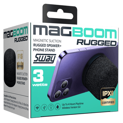 Sway MagBoom RUGGED Water Resistant MagSafe Bluetooth Speaker by Sway