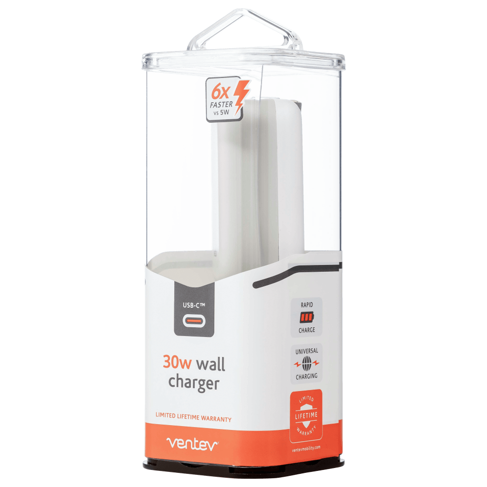 Ventev PD 30W USB-C Fast Wall Charge packaging