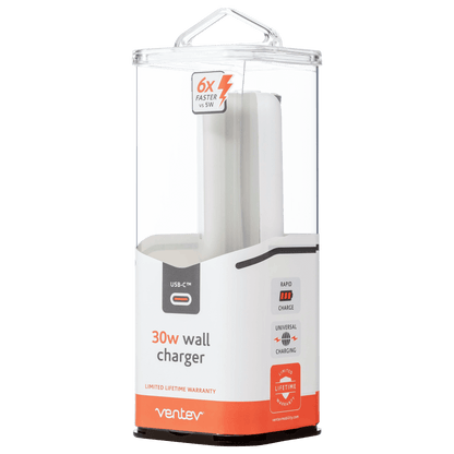 Ventev PD 30W USB-C Fast Wall Charge packaging