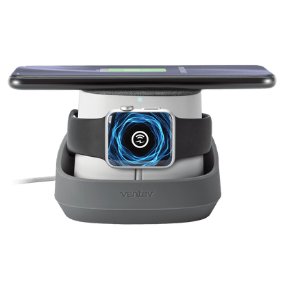 Ventev wireless watchdock duo 10W Gray, White by Ventev