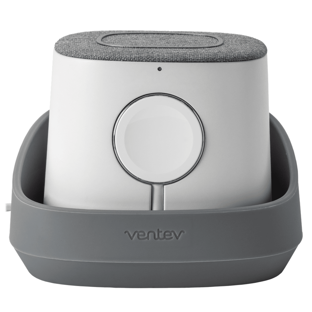 Ventev Wireless WatchDock Duo 10W Charging Pad & Apple Watch Charger - Gray/White