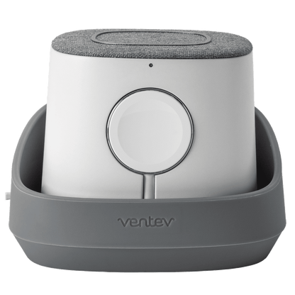 Ventev Wireless WatchDock Duo 10W Charging Pad & Apple Watch Charger - Gray/White
